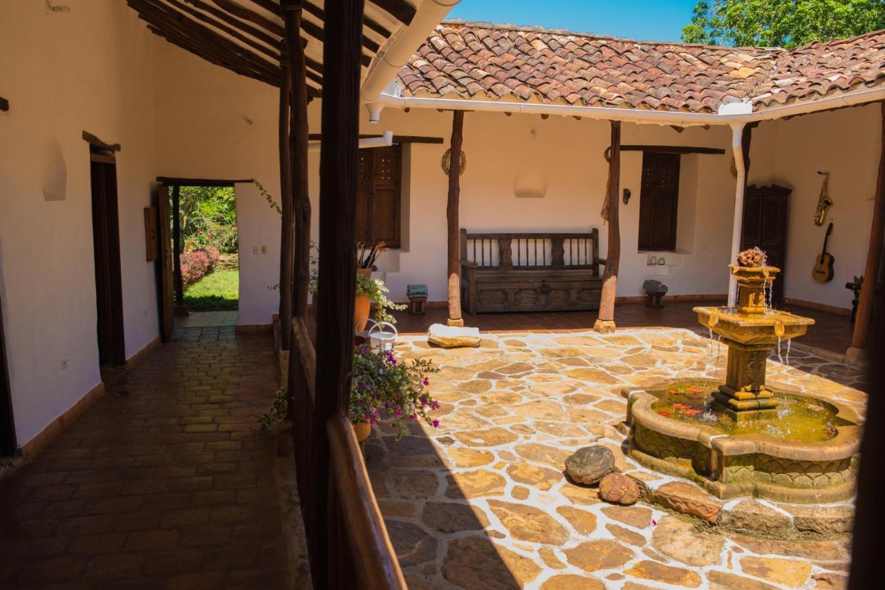 Hotel Hacienda Macedonia Barichara Buitenkant foto